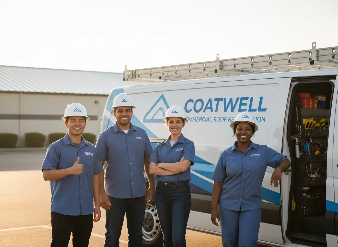 Commercial roof coating company in Revere, MN